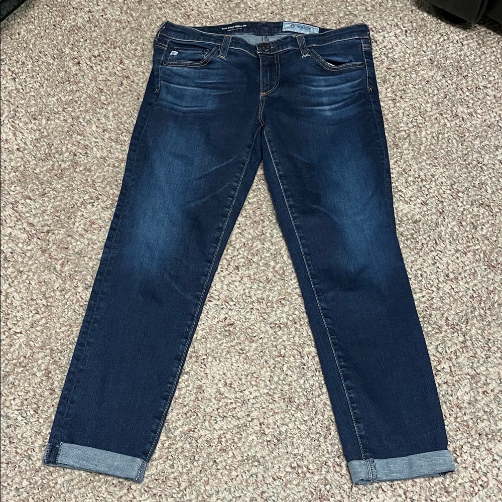 Ag the stilt cigarette roll up Blue Jeans